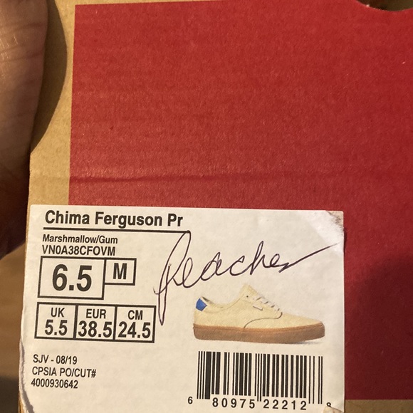 NWT Vans Chima Ferguson Pr Marshmallow Gum with extra shoe laces men size 6.5 - Picture 7 of 7